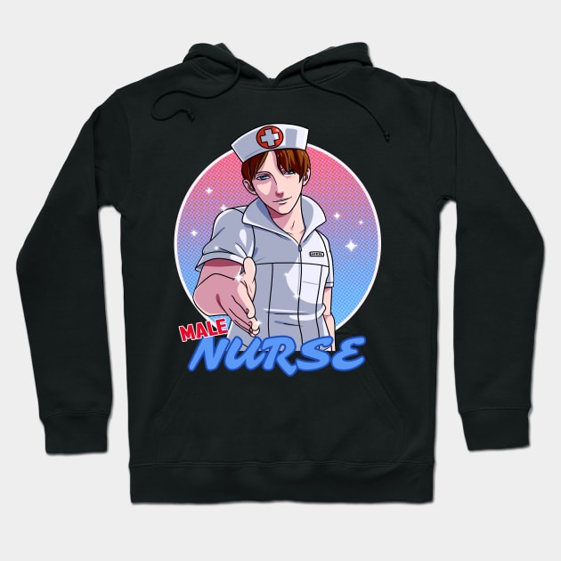 Male Nurse Funny Murse Hoodie by Noseking